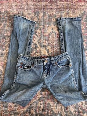 Y2K style Light Blue low rise Jeans - British style